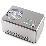 Domo DO9201I Gelatiera, 120 W, 2 litri, 240 Decibel, acciaio inox, Giallo