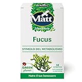 Matt Fucus Integratore Alimentare per lo Stimolo del Metabolismo, 30 Compresse, 12g