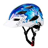 SIFVO Casco Bici Bambino 50-57cm Casco Bici Bambina Casco da Bicicletta Caschetti per Bambini 5-14 anni...