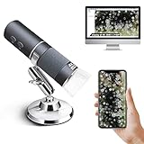 Ninyoon 4K WiFi microscopio per Android, da 50 a 1000X USB Wireless Digital Scope Fotocamera per...