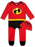 Disney Tutine Neonato Bambino Incredibili | Abbigliamento Neonato The Incredibles per Bambini Rosso 6-9...