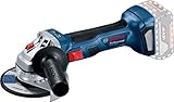 Bosch Professional 18V System Smerigliatrice Ang. a Batteria Gws 18V-7 (Ø Disco 125Mm, Cuffia di...