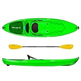 Kayak - Canoa Ocean Atlantis verde lime - schienalino + ruotino + pagaia
