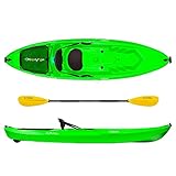 Kayak - Canoa Ocean Atlantis verde lime - schienalino + ruotino + pagaia