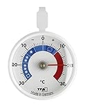 TFA Dostmann Termometro di raffreddamento analogico piccolo e pratico controllo frigorifero congelatore L...