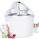 Vpcok Direct Macchina del gelato 1,5L Gelatiera Autorefrigerante Macchina Gelato Macchina del Gelato con...