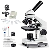MAXLAPTER Microscopio Professionale, 100-1000x Microscopio Ottico Professionale