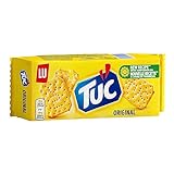 Tuc Original, Snack Friabili dal Gusto Dolce e Salato con Cottura al Forno e Grano 100% Italiano, 100g