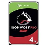 Seagate IronWolf Pro, 4TB, Hard Disk SATA da 6GBit/s, HDD, CMR 3,5' 7.200 RPM, Cache da 128 MB per NAS...