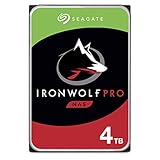 Seagate IronWolf Pro, 4TB, Hard Disk SATA da 6GBit/s, HDD, CMR 3,5' 7.200 RPM, Cache da 128 MB per NAS...