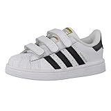 adidas Superstar, Sneaker Unisex - Bambini e ragazzi, Bianco (White Core Black Footwear White), 25 EU