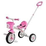 Chicco Triciclo Bambini U-GO 2in1, Triciclo Bimba con Maniglione ad Altezza Regolabile, Cinture di...