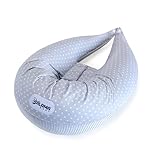 Dilamababy Cuscino Gravidanza in Fiocchi di Memory Foam e Fiber Ball Made in Italy - Cuscino Gravidanza...