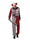 Costume di Halloween ufficiale Rubie, clown horror malefico, taglia XL