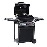 Sochef Saporillo Barbecue, Nero/Grigio, 46x125x103 cm