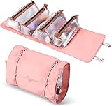 Beauty Case da Viaggio. Beauty Case Trucchi Pieghevole con 4 Beauty Trucchi staccabili. Beauty da Viaggio...