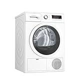 Bosch Elettrodomestici Asciugatrice Serie 4, Asciugatrice a pompa di calore, 8 kg, Classe A++