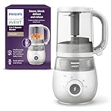 B07FN4CL35– Philips Avent SCF883/01 EasyPappa Plus 4 in 1 Cuocipappa Multifunzione, Cuoci a Vapore,...