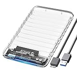 Case HDD 2.5 SATA USB 3.0, ORICO Trasparente Case Hard Disk 2.5 SATA I II III per 7mm e 9,5 mm HDD/SSD,...