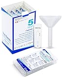 Adeste – 5 scatole kit COVID 19 Tamponi Rapidi Salivari. Validato Nuove Varianti 2024. Certificato per...