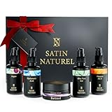 Idee Regalo Donna Compleanno - Scatola Regalo con Siero Vitamina C + Acido Ialuronico Viso + Retinolo...