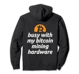 Bitcoin Mining Hardware Crypto Coin Trading di valuta divertente Felpa con Cappuccio