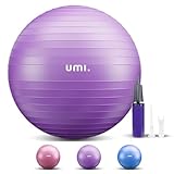 Umi Palla Fitness con Pompa 65cm 75cm Anti-Scoppio Palla Svizzero Palla per Yoga Pilates Fisioterapia...