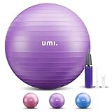 Umi Palla Fitness con Pompa 65cm 75cm Anti-Scoppio Palla Svizzero Palla per Yoga Pilates Fisioterapia...