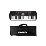 Casio SA-77 - Mini Tastiera polifonica 8 Voci e 44 tasti, Nera/Grigio + Bag Trasporto Originale Casio,...