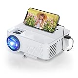 Mini proiettore 7000 lumen supportato: 1080p Full HD 240'' LCD Home Cinema/Outdoor/Compatibile con TV...