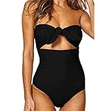 Auenix Nero Costume da Bagno Donna Intero Contenitivo Costume da Bagno Donna Incinta Costume da Bagno...