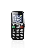 Brondi Amico Unico, Telefono cellulare GSM per anziani con tasti grandi, tasto SOS e funzione da remoto,...