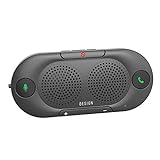 Besign BK06 Kit Vivavoce Bluetooth per Auto, per Chiamate Viva voce, GPS e Musica, Supporto per aletta...
