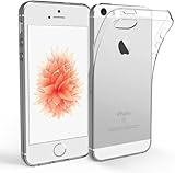 NEW'C Cover Compatibile con iPhone 5 e iPhone 5S e iPhone SE 2016, Custodia Gel Trasparente Morbida...