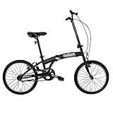 Nilox, Bike X0, Bici Pieghevole, Facile da Trasportare, Design Moderno, con Telaio Opaco in Acciaio,...