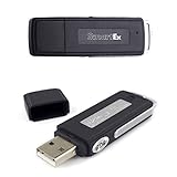 SMARTEX | Mini Registratore Vocale 8GB / 150 ore USB Audio - microfono Spia - Cimice - Voice Recorder...