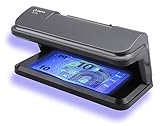 Olympia - Tester di banconote UV sicuro (UV 586) per test di denaro falso veloci e affidabili, ideale...