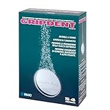 Gripdent Tabs 54 - Compresse disinfettanti - Disinfetta e sbianca dentiere, bites, paradenti, apparecchi...