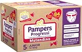 Pampers Progressi Penta Mutandino Junior, 84 Pannolini, Bianco, Taglia 5, 12-18 kg