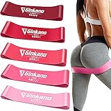 Haquno Elastici Fitness[Set di 5],fascia Elastici Fitness elastica per il Fitness in Lattice...