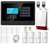 LKM security M2EPLUS Kit Antifurto Allarme Casa Wireless, Controllabile da Cellulare con App Gratuita,...