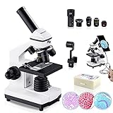 BEBANG 100X-2000X Microscopio per Bambini Adulti, Microscopio professionale biologico per studenti...