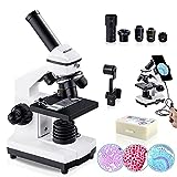 BEBANG 100X-2000X Microscopio per Bambini Adulti, Microscopio professionale biologico per studenti...