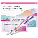 Femometer 50 x test di ovulazione + 20 test di gravidanza, Monitoraggio Attendibile del Ciclo e del...