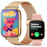 Smartwatch Donna con Chiamate Orologio Intelligente Android iOS Promemoria Messaggi Fitness Tracker 1.7'...