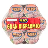 Rio Mare - Tonno all'Olio di Oliva, Qualità Pinne Gialle, 7 Lattine da 80 g