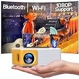 YOTON Mini Proiettore WiFi Bluetooth -Proiettore Portatile Full HD 1080P Supporto, Y3 Videoproiettore per...