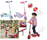 MONOPATTINO elettrico per bambini 3 ruote monopattino disney spiderman frozen cars con bolle di sapone...