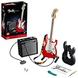 LEGO Ideas Fender Stratocaster, Chitarra Elettrica Fai da Te da Costruire, Idea Regalo Uomo o Donna Fan...