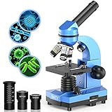 Microscopio science per bambini, principianti e studenti, 40 x 1000 microscopi composti con 52 kit...